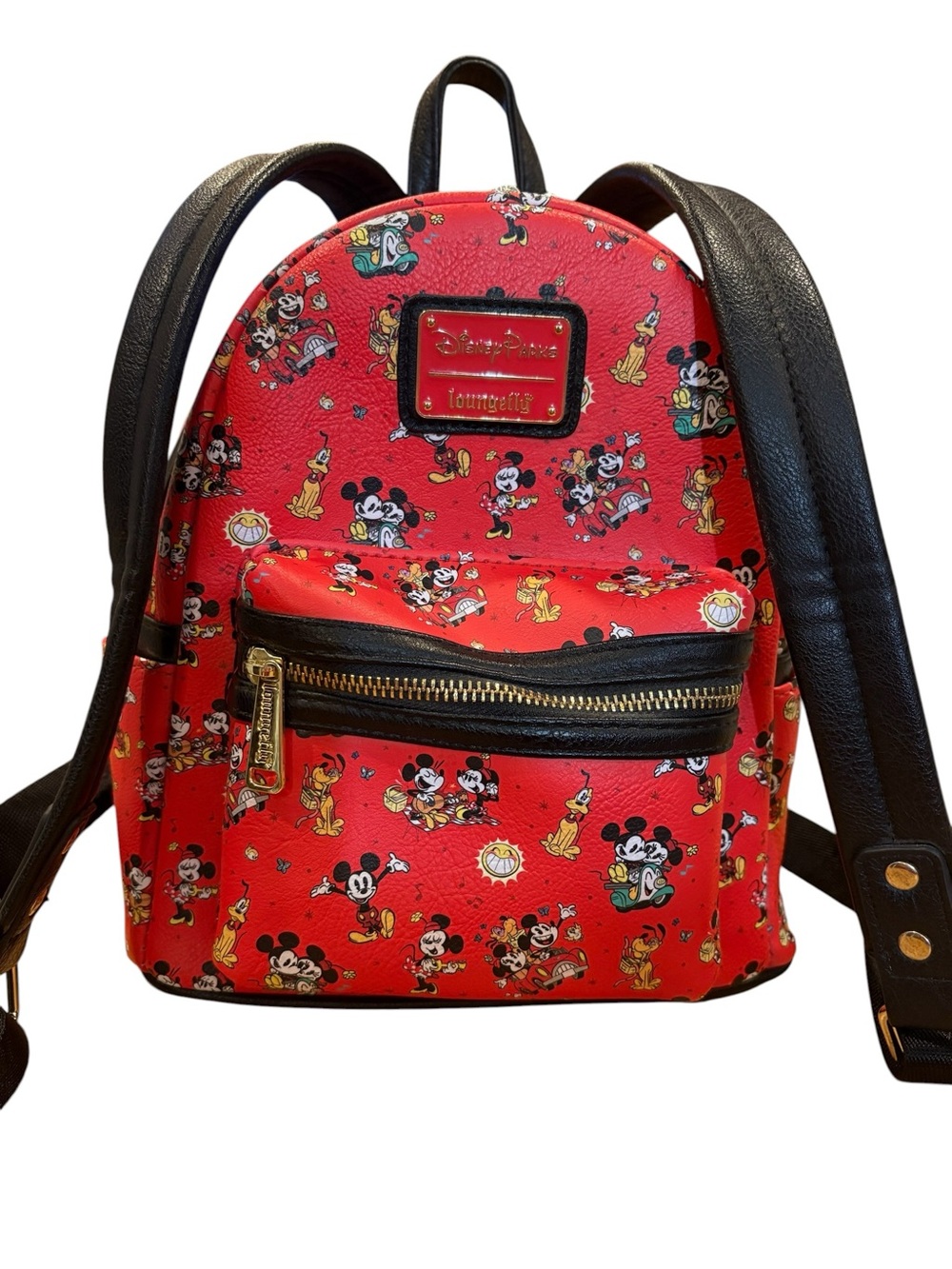 Loungefly x Disney Mickey & Friends Red Mini Backpack NWOT